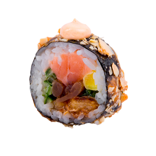 Salmon Almond Futomaki