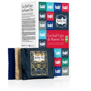 Kusmi Tea - Les Earl Grey bio - Conjunto de oferta com 24 saquetas orgânicas