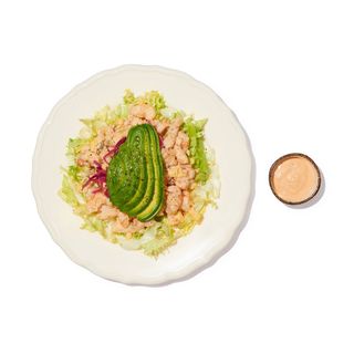 Ensalada de langostinos y aguacate