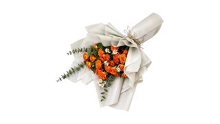 Orange spray rose