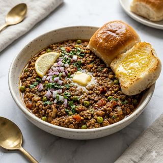 Keema Pav (No Vegetariano)