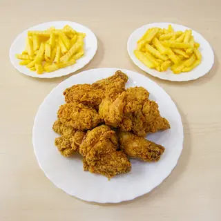 Double wings meal menu