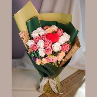 Buchet din trandafiri de săpun