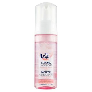 Espuma De Limpieza Facial Con Agua Micelar Carrefour Soft 150 Ml.