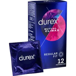 Preservativos Durex Mutual Climax (12 Uds.)