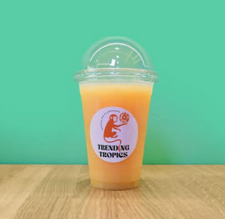 Smoothie pineapple sunset