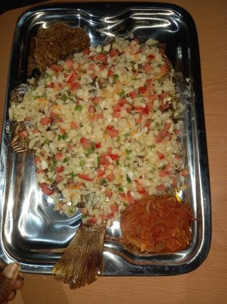 Saint Pierre Braisé + Attiéké