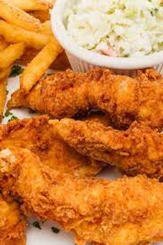 Chicken Maryland (Crumbed) With French Fries