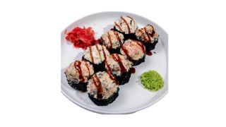 Запеченные роллы с угрем