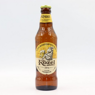 Bere blonda premium sticla Kozel 0.33l