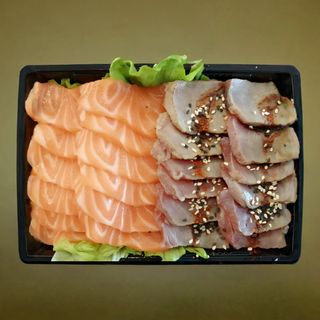 3.Salmão e Atum Braseado