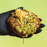 Cookie con chocolate de Dubái  y Kadaifi