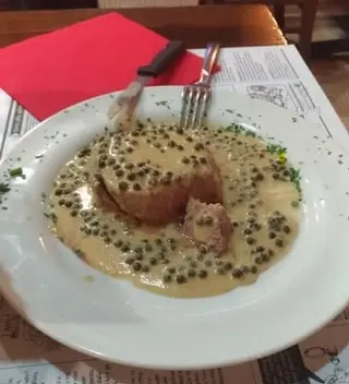 Filetto al pepe verde
