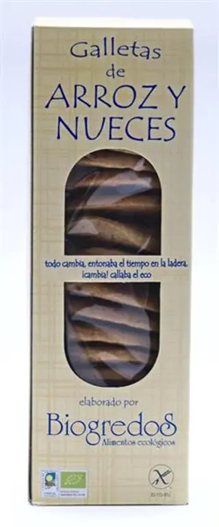 Galletas De Arroz Y Nueces Sin Gluten...