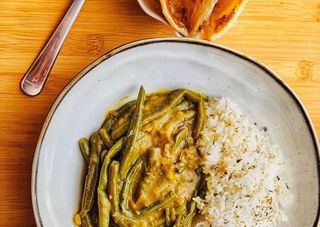 Curry Fasole verde