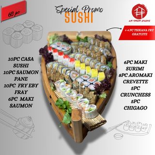 Assortiment 60 Pièces + 4pc Tsikana Fry GRATUITES