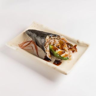 Temaki de Anguila y Jengibre (1 ud.)