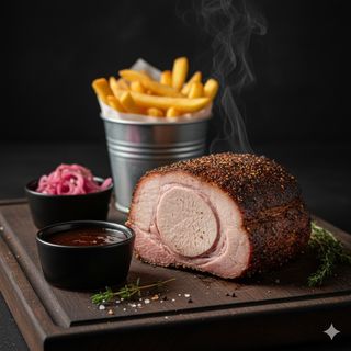 Pulled pork al vassoio