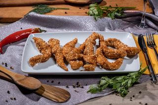 Crispy de pui cu susan