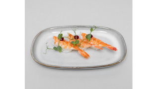 Nigiri parzone krewetki