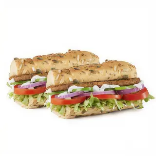 Panino con Burger Vegano-30 cm.