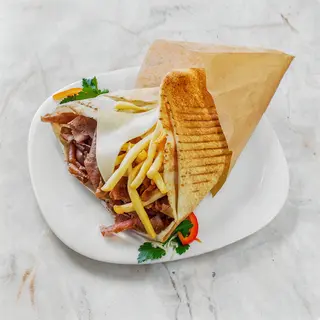 Lady's kebab pita