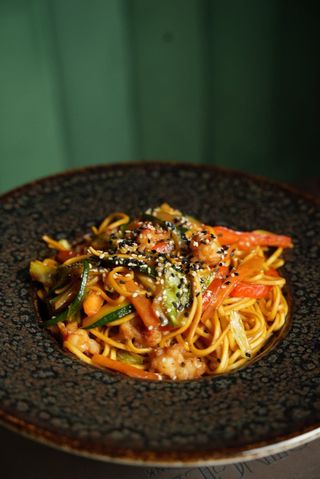 Yakisoba pollo