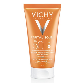 Emulsión Solar Facial Tacto Seco Spf50 Vichy, Tubo 50 Ml