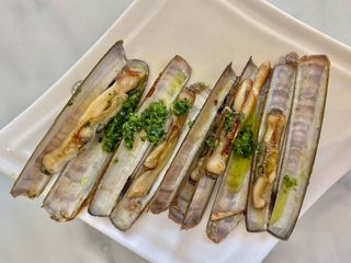 76 Navajas A La Plancha Con Perejil (6 Pzs.)