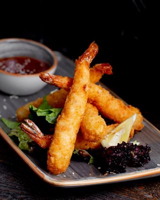 Friture Crevettes Croustillantes