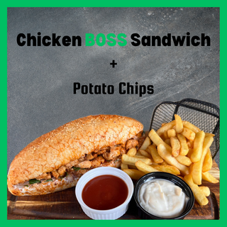 BOSS Pileci Sendvič + Pomfrit + Coca Cola COMBO