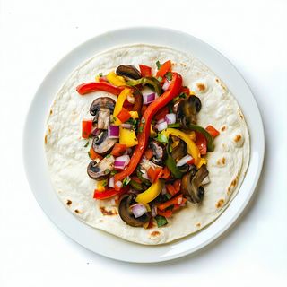 Fajita de champiñones
