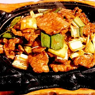 Ternera con puerros