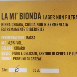 BIRRA LA MI BIONDA
