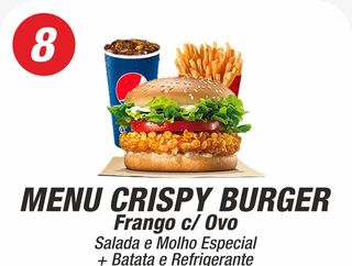 Menu Crispy Burger