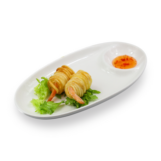 GAMBERI AVVOLTI CON PATATE 4pz