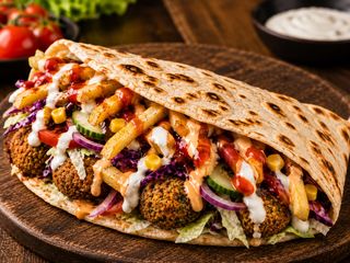 Piadina falafel