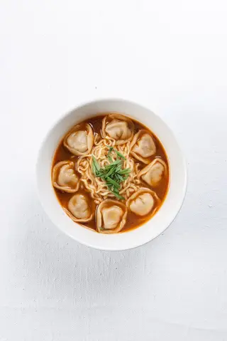 Рамен с пельменями