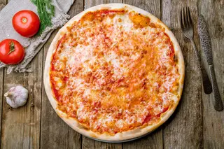Pizza margarita (30 x 30 cm.)