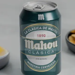Cerveza Mahou verde 330ml