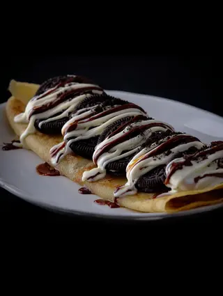 Clătită Nutella cu Oreo