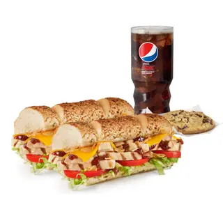 Menú Tiras de Pollo (30 cm.)