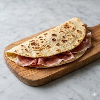 Piadina al prosciutto crudo