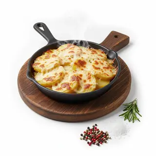 Fette di Patate al Forno con Mozzarella