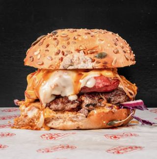 Hamburguesa Harley Quinn