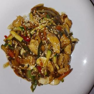 Thai wok de pollo