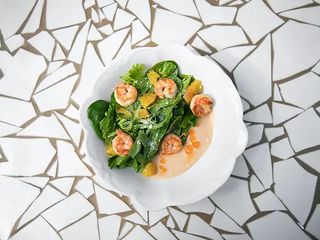 Салат з креветкою