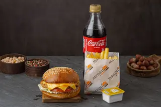 Комбо чизбургер куриный