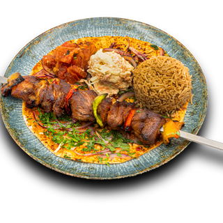 Shish Cordero con biwaze