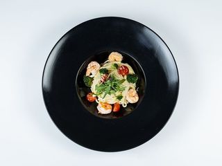 Удон з креветками у вершковому соусі 300г (300g)